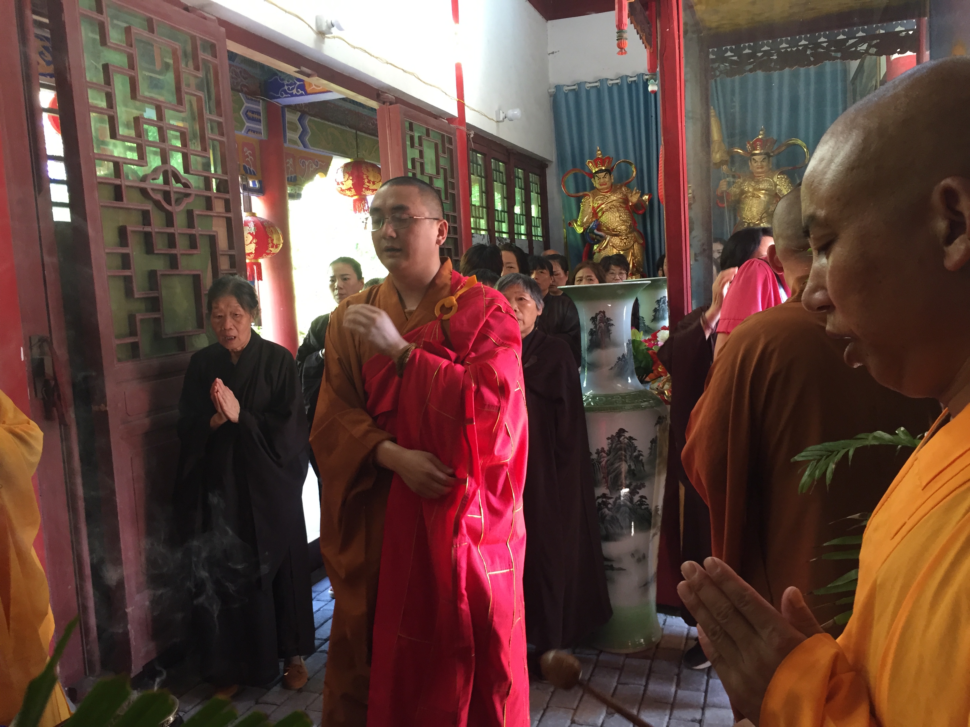 四大天王圣像装藏开光法会圆满